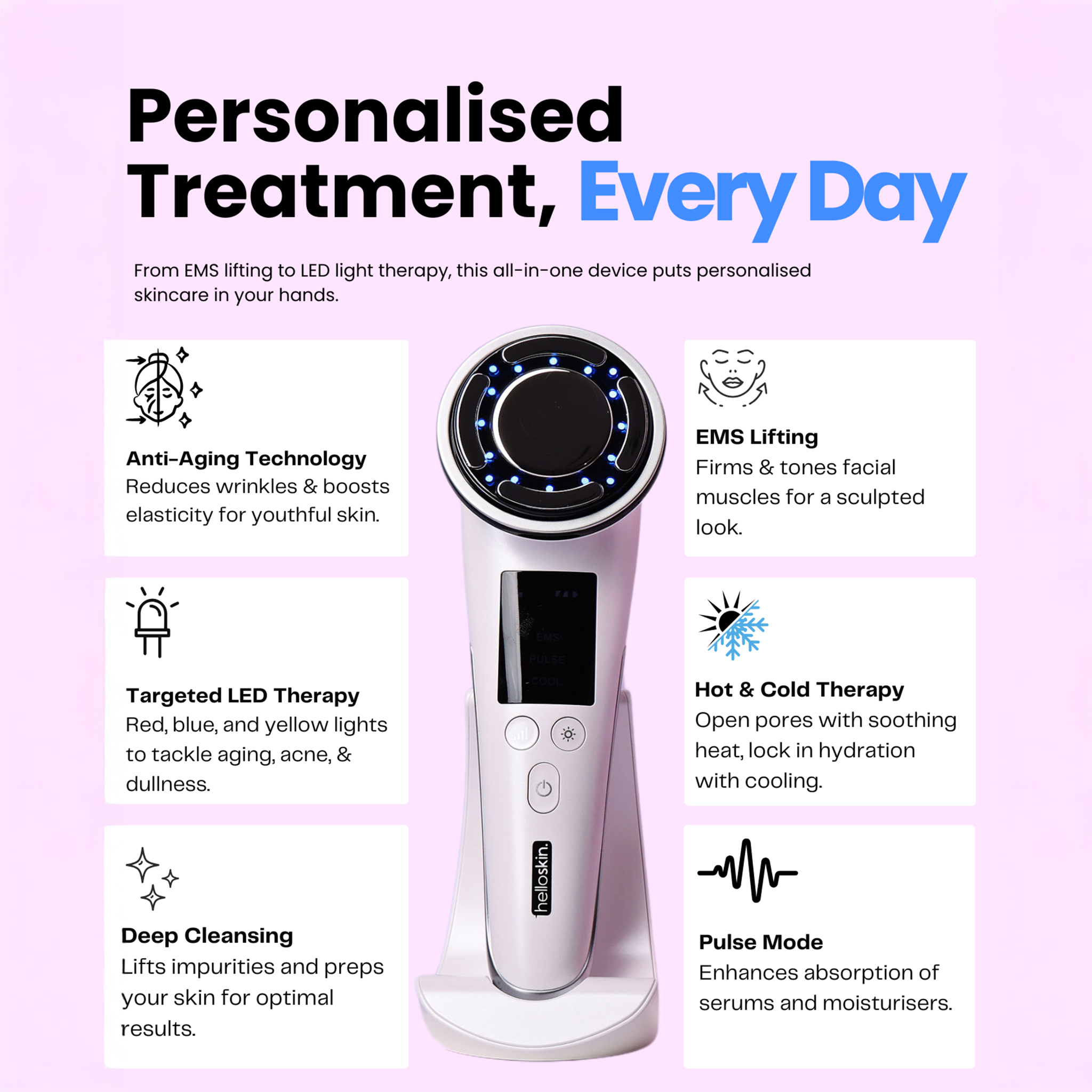 v3 handset + 3x makeup removers